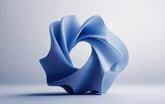 Abstract Blue Form (2)