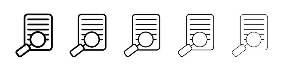Wall Mural - Defining icon symbol pictogram. stroke designs.