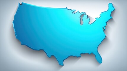 Poster - The united states map featuring ai-led energy market concepts and economic insights representing price dynamics