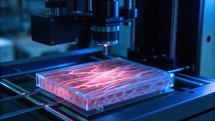 Poster - Translucent Hydrogel with Muscle Fibers in High-Precision Lab Setting