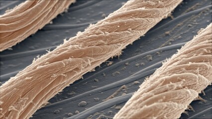 Poster - Close-Up View of Muscle Fibers Under High Magnification Gigapixel