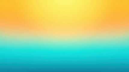 Poster - Vibrant gradient background featuring warm orange and cool turquoise hues, creating serene and calming atmosphere