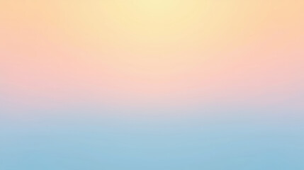 Poster - Soft pastel gradient background with warm hues transitioning from peach to light blue, creating serene and calming atmosphere