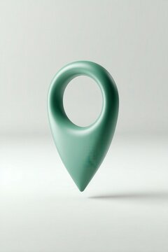 Stylized Map Pointer Location Icon