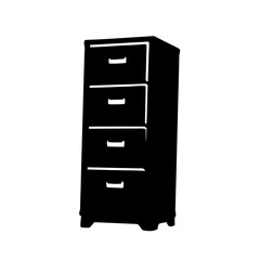 Poster - Find black filing cabinet storage solution for office organization and document management system needs