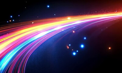 Poster - Abstract Speed Lines