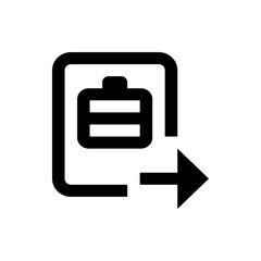 Poster - Illustration of a battery inside a rounded square with an arrow pointing to the right side of the square