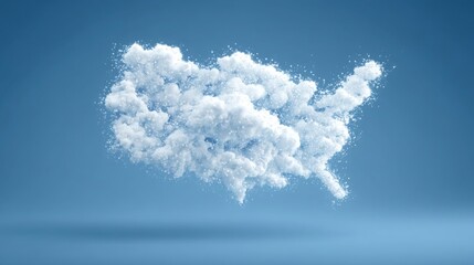 Poster - cloud in the sky symbolizing cloud-native wealth management concepts with a focus on digital innovat