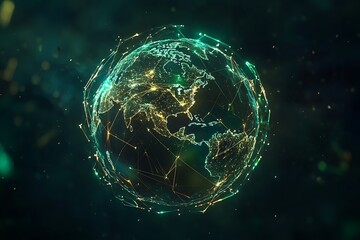 Poster - Digital Earth: Global Network Visualization