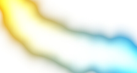Wall Mural - abstract neon glowing color gradients shape cutout on transparent background, neon wave fluid overla