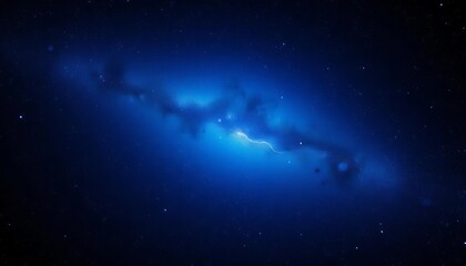 Wall Mural - Deep blue and black cosmic expanse, countless twinkling stars, black, stars