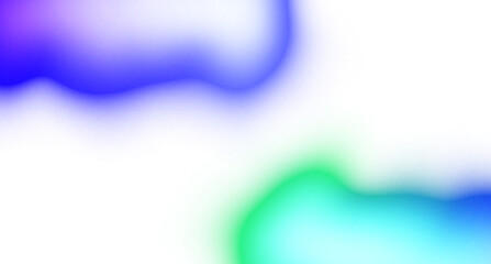 Wall Mural - abstract neon glowing color gradients shape cutout on transparent background, neon wave fluid overla