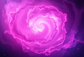 Wall Mural - cosmic swirl of pink and purple nebulae, vibrant galaxy background, night sky, galaxy