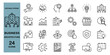 © Rico - Business architecture line icon set. Business, company, management, strategy. Editable stroke. Vector illustration
