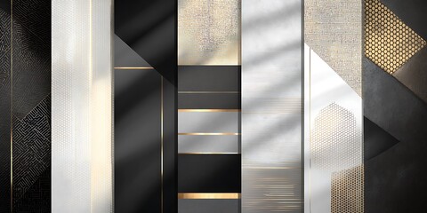Poster - Business presentation banner backdrop with abstract