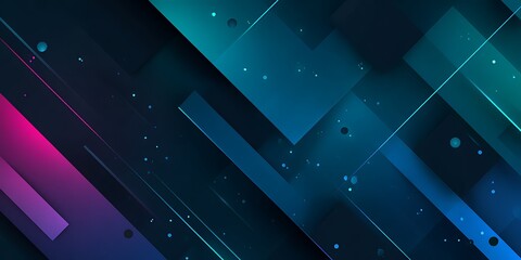 Poster - Business presentation banner backdrop with abstract