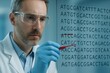© Nisit - Scientist Analyzing DNA Sequence with Focused Expression in Laboratory Environment