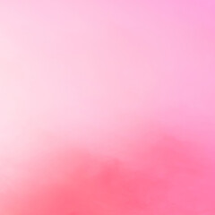 Wall Mural - Twilight sky with effect of light in pastel pink, coral, orange, blue tones. Colorful sunset of soft clouds. Background. square