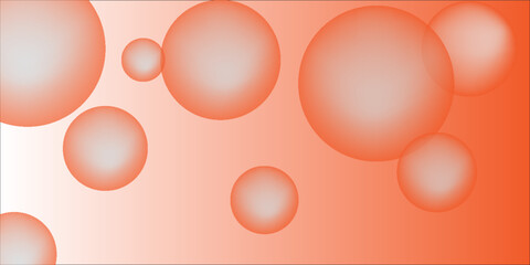 Poster - Abstract background with soft red bubbles and gradient tones, modern and minimal design, ideal for digital and print use.
