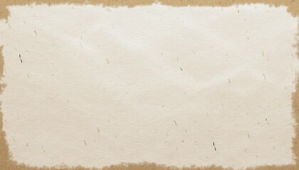 Aufkleber - aged parchment texture with rough brown border and natural fiber details for vintage web background, print invitation, scrapbook paper, or rustic branding design

