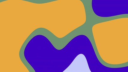 Poster - Abstract Video Featuring Flowing Organic Shapes in Vibrant Colors and Smooth Transitions