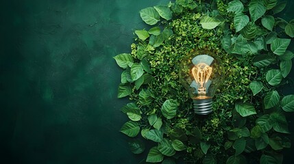 Poster - Eco friendly business innovation and sustainability concept