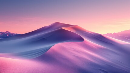 Poster - A modern gradient in pale lilac and soft peach, seamless blending, delicate light effects, ultra-clean and elegant, ideal for UI/UX projects