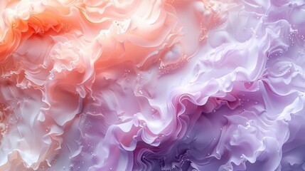 Poster - A soft pastel gradient in warm beige and pale lavender, seamless blending, subtle glossy effects, contemporary style, great for branding or web design