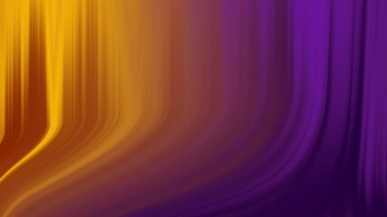 Poster - Abstract animation background featuring golden yellow and deep purple vertical curves. The lines motion flows like curtains swaying in the wind, ideal for ads, video cover, business, or, presentation
