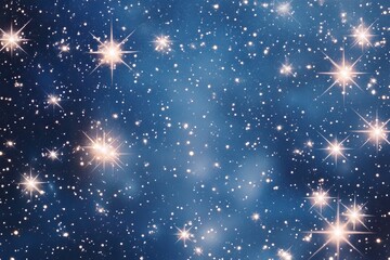 Wall Mural - Cosmic night sky, stars