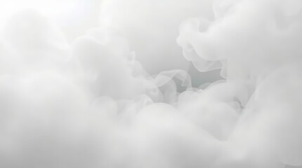 Aufkleber - Abstract Smoke White Background