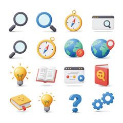 Poster - Flat design social media icons set for web and mobile communication
