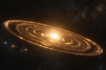 Wall Mural - Spiral galaxy in deep space (24)