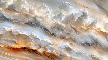 Poster - Subtle Cloud Marble