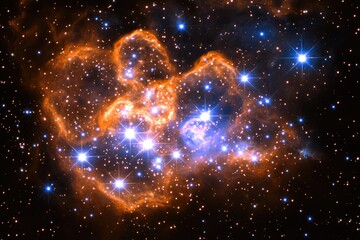 Wall Mural - Cosmic nebula display