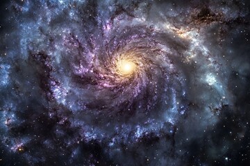 Wall Mural - Spiral Galaxy in Deep Space (12)
