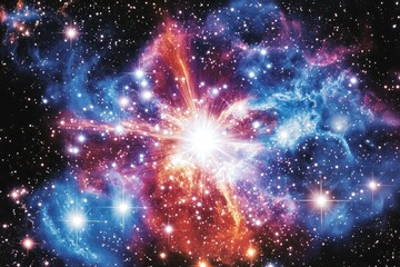 Wall Mural - Cosmic nebula explosion (4)