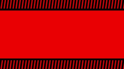 Poster - Vintage film strip loop with red background and TV noise. Looping film strip animation with scratched edges and red background featuring old TV noise and black frame.