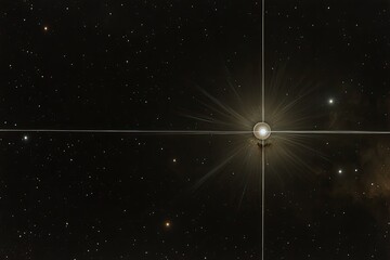 Wall Mural - Star cluster in dark space