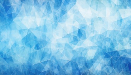 Aufkleber - abstract layered icy blue polygon background with crystal effect for web design and branding