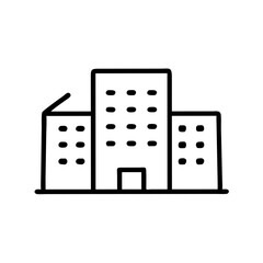 Poster - Multiple Story Building Icon Representing Urban Development and City Architecture