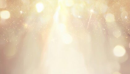 Poster -  ethereal golden bokeh light texture with soft glitter glow for luxury branding, elegant web design, festive print, or glamorous background use in premium creative projects