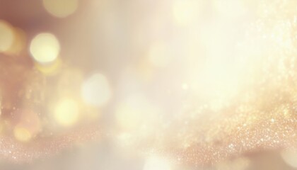 Poster -  ethereal golden bokeh light texture with soft glitter glow for luxury branding, elegant web design, festive print, or glamorous background use in premium creative projects
