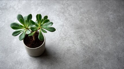 Poster - Plump succulent plant showcases a single cut slice revealing clear gel, set against a rustic stone surface, creating a natural wellness atmosphere