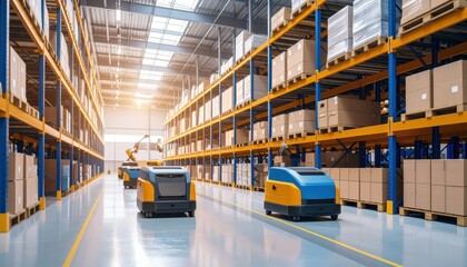Poster - Robotic Pickers in a Sterile Warehouse Space Amid Dust Particles