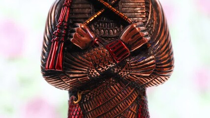 Aufkleber - A detailed view of a figurine depicting a human figure, great for illustration or decoration