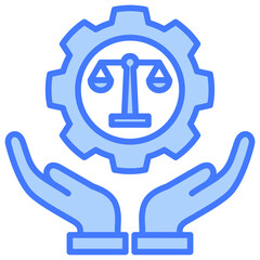 Poster - Services Blue Icon