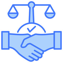 Poster - Settlement Blue Icon