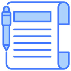 Poster - Article Blue Icon