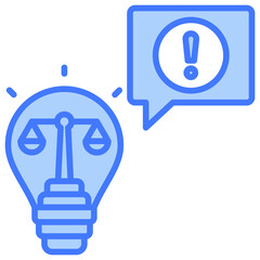 Poster - Advice Blue Icon